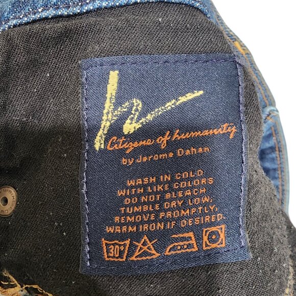 Citizens of Humanity Women's Low Waist Full Leg Stretch Jeans Size 32 USA - Picture 10 of 16